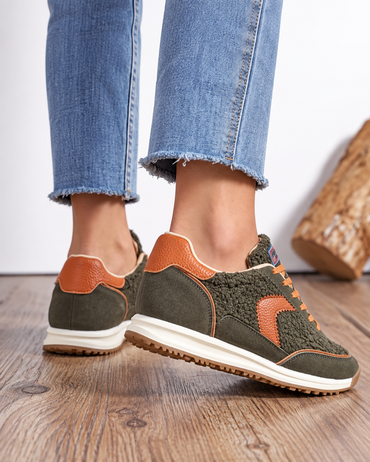 Baskets Teddy Kaki