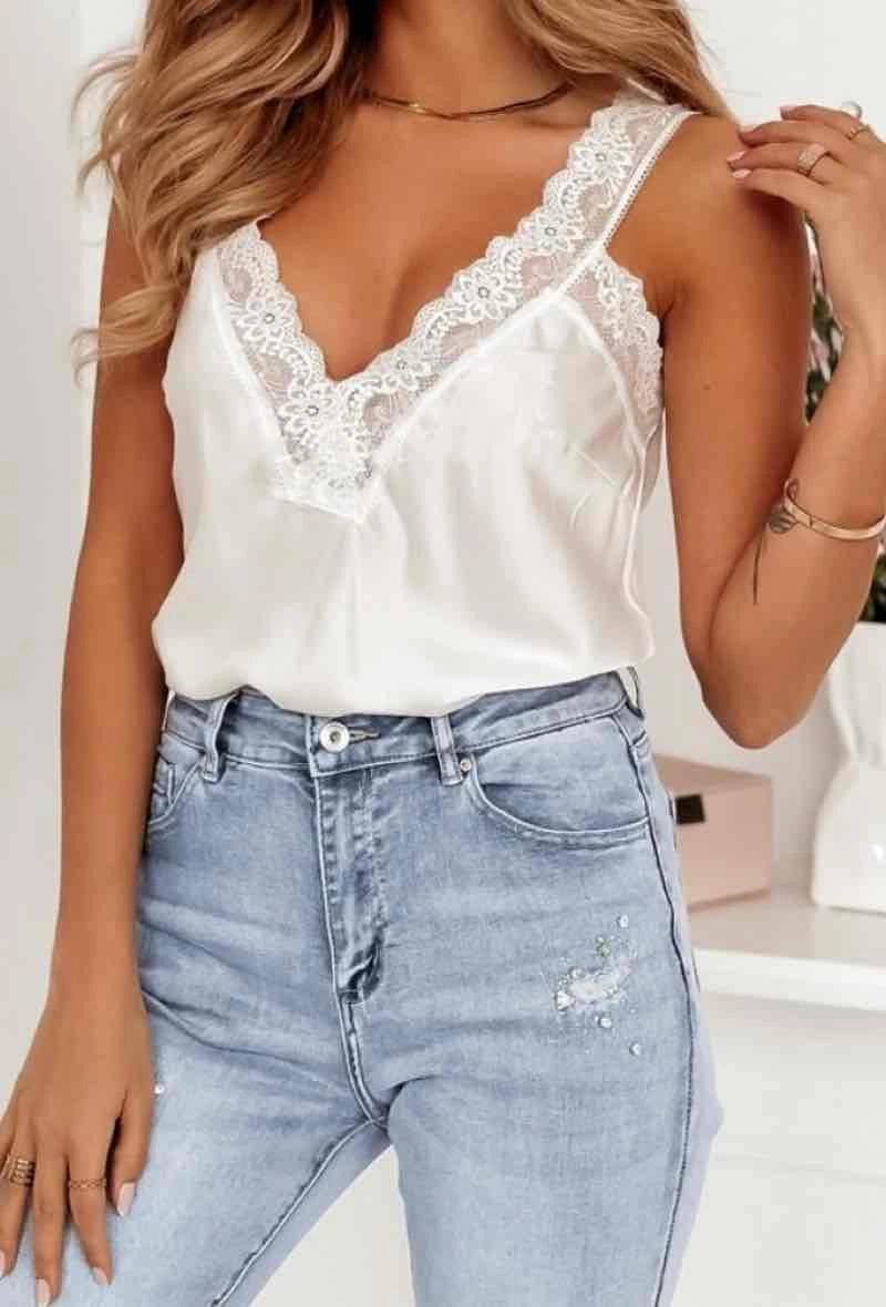 Débardeur dentelle