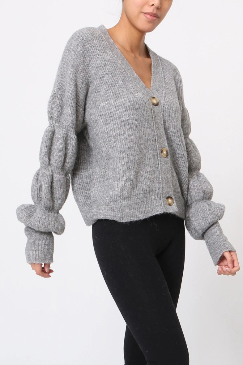 Gilet à manches bouffantes