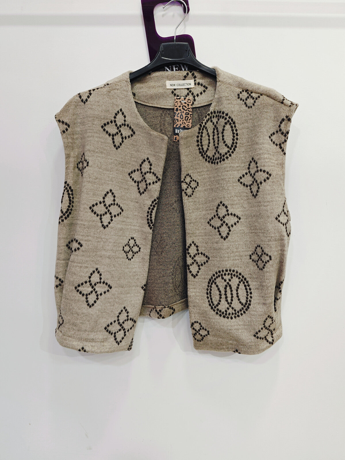 Gilet sans manches en fausse cachemire qualité luxe