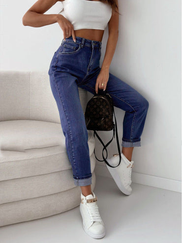 Jean mom grande taille