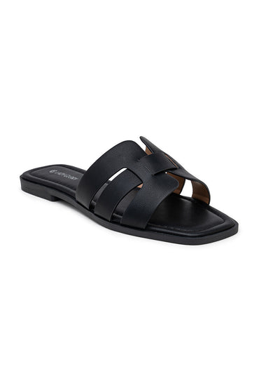 Mules légères au design croisé