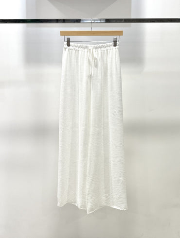 Pantalon fluide large coupe droite