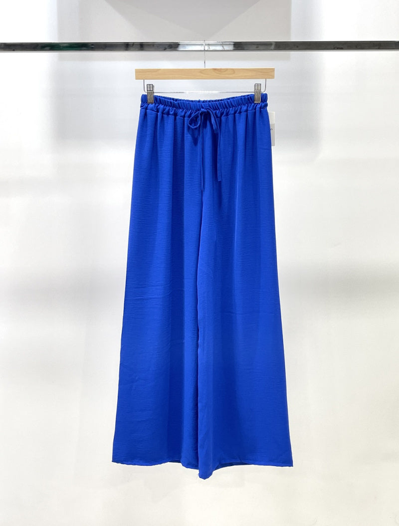 Pantalon fluide large coupe droite