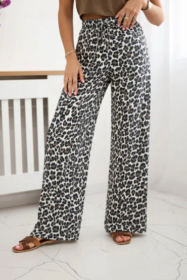 Pantalon Gaze De Coton Avec Cordon