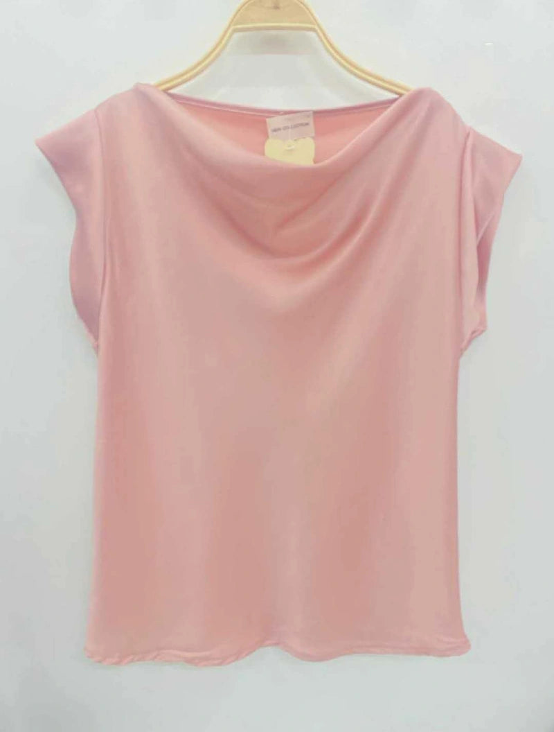Top satiné uni