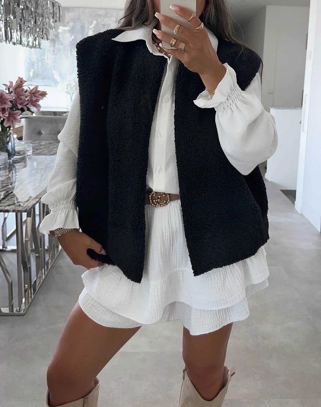 Veste sans manches.