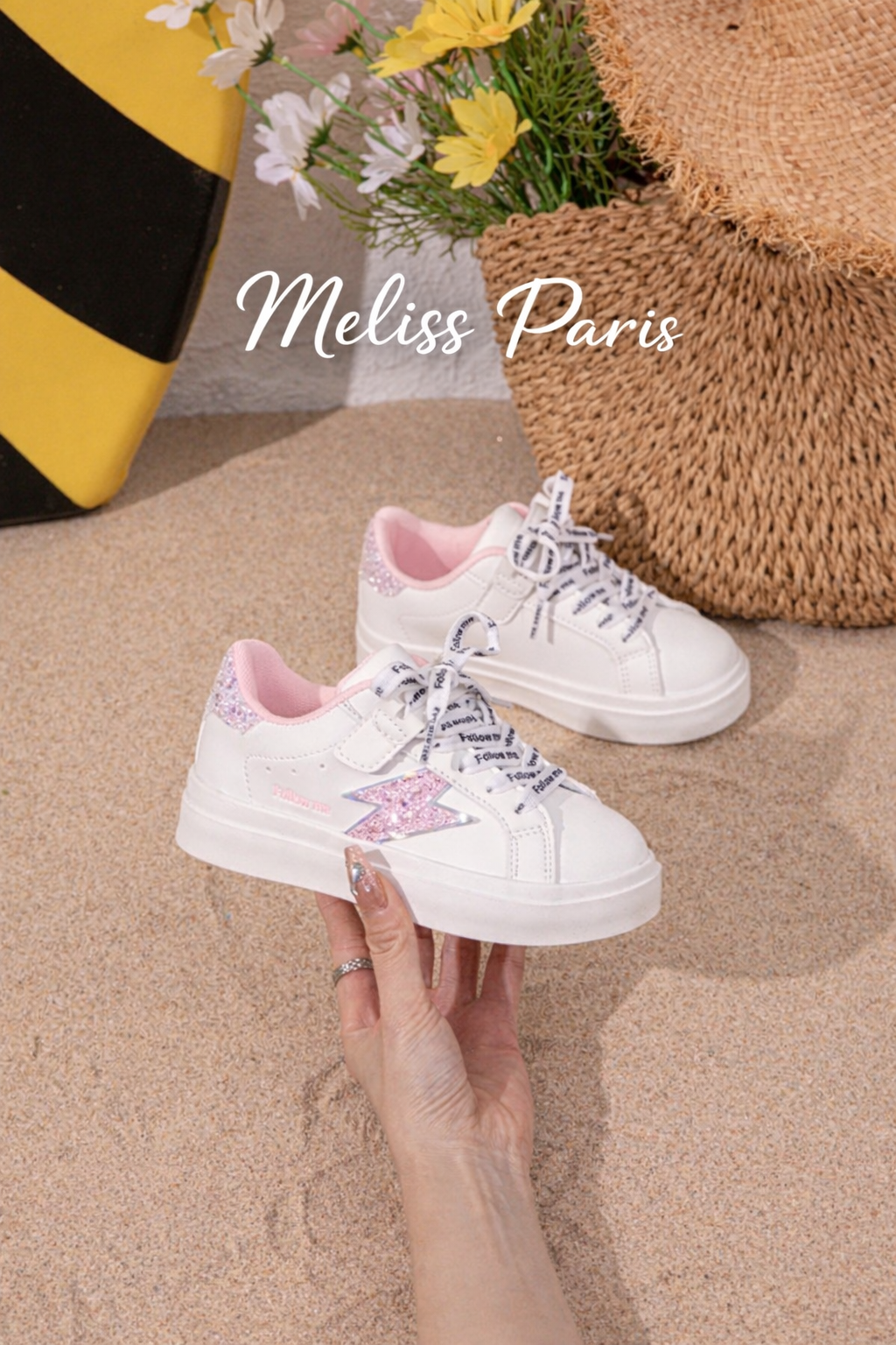 Basket Girly Pailleté