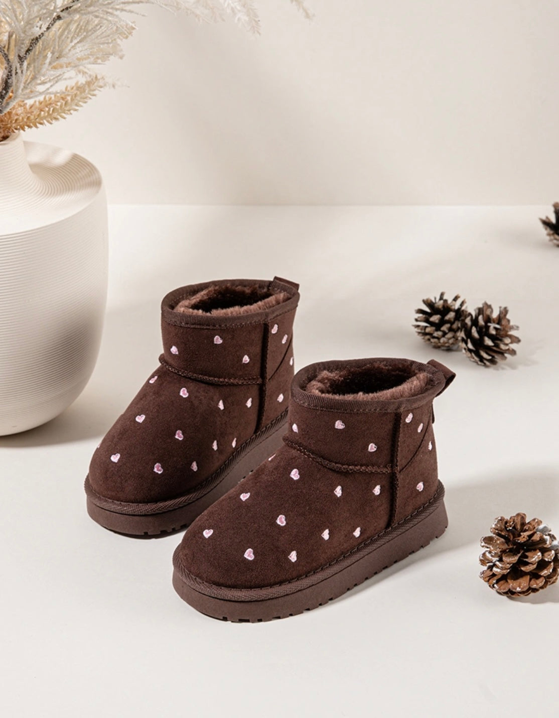 Boots Cœur Chocolat