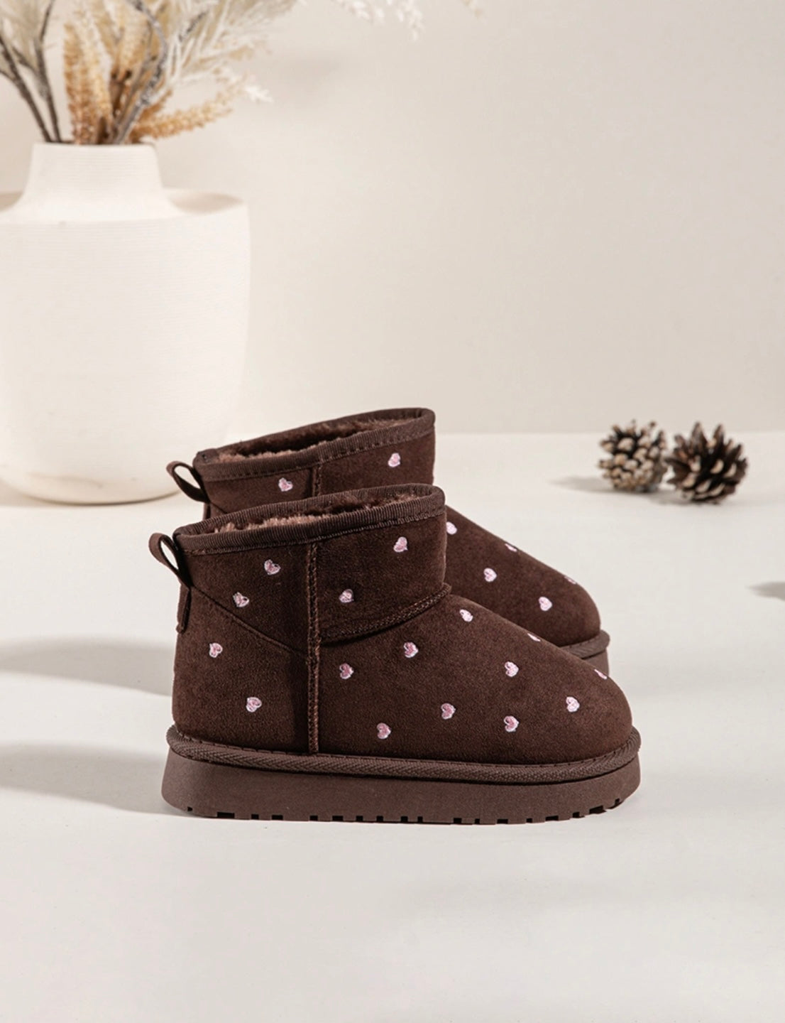 Boots Cœur Chocolat