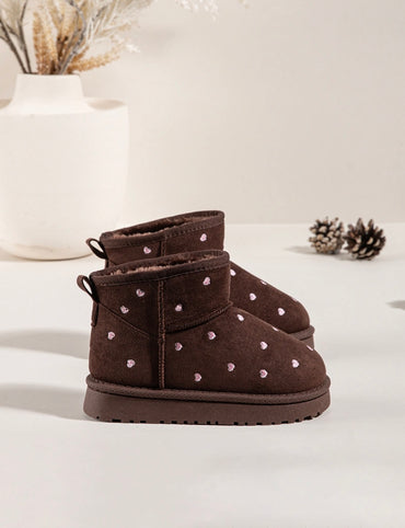 Boots Cœur Chocolat
