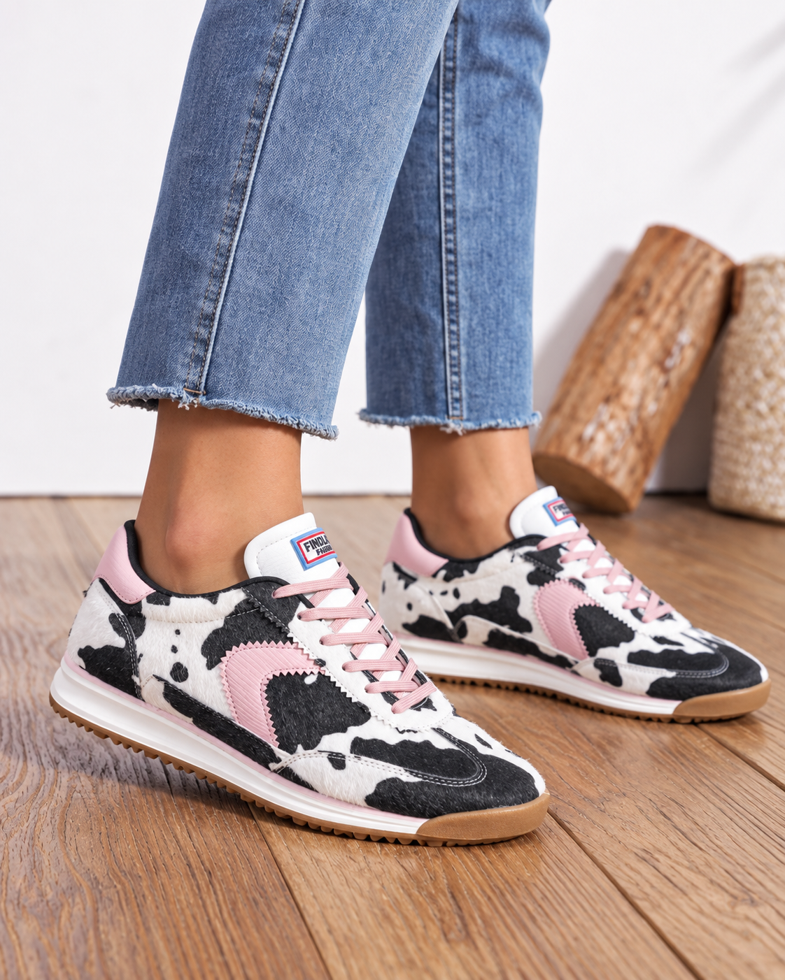 Baskets Cow Pink