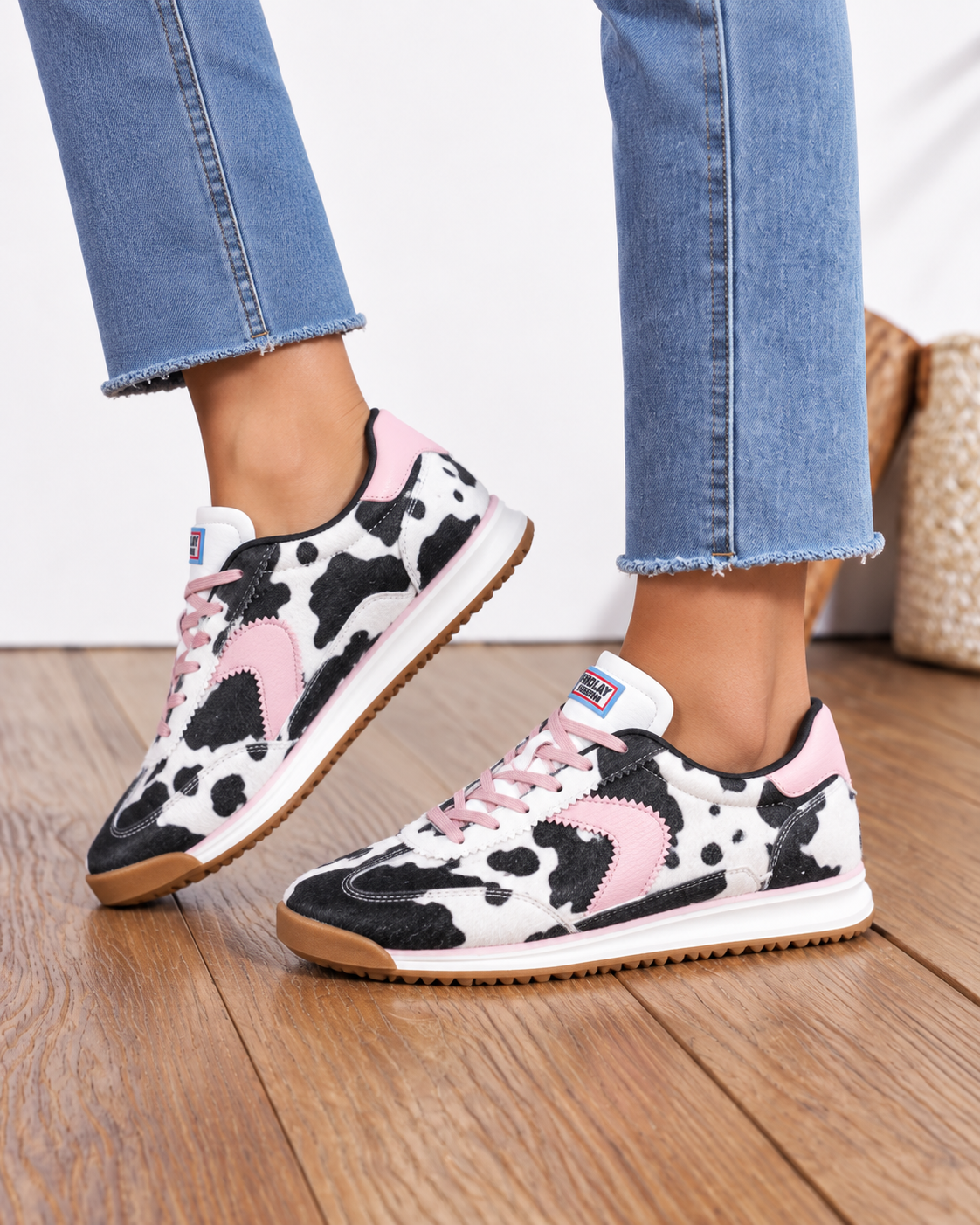 Baskets Cow Pink