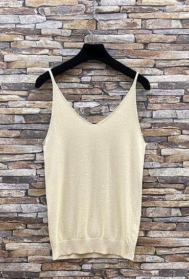 Débardeur DIVINE brillant , doux, chic et tendance