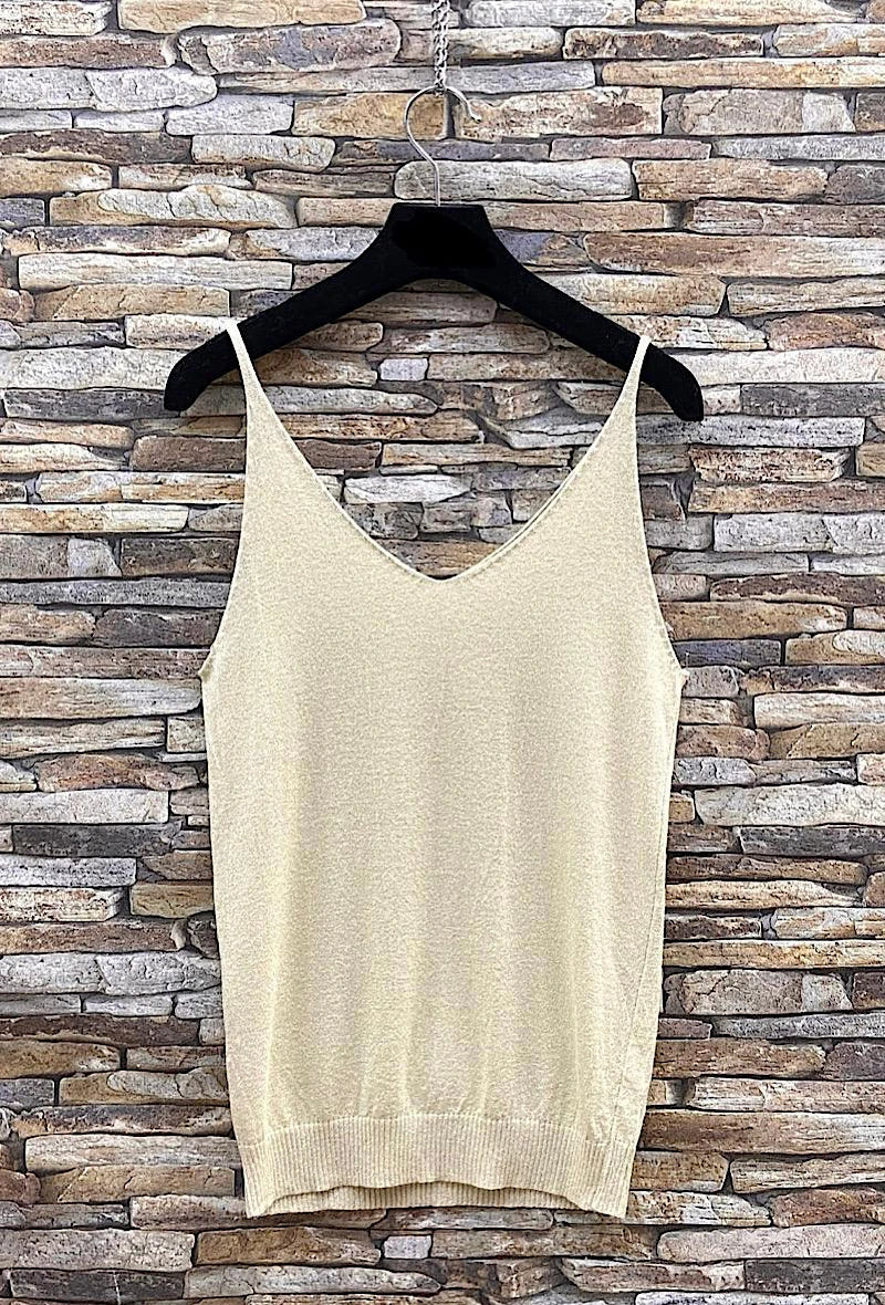 Débardeur DIVINE brillant , doux, chic et tendance