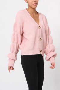 Gilet à manches bouffantes