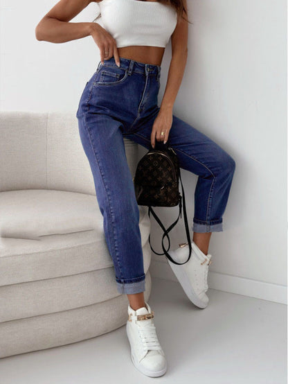 Jean mom grande taille