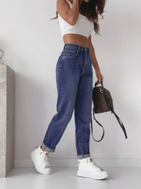 Jean mom grande taille