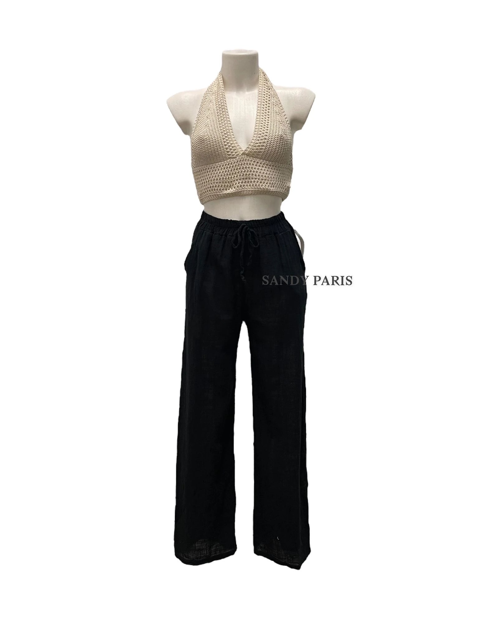 Pantalon fluide en coton