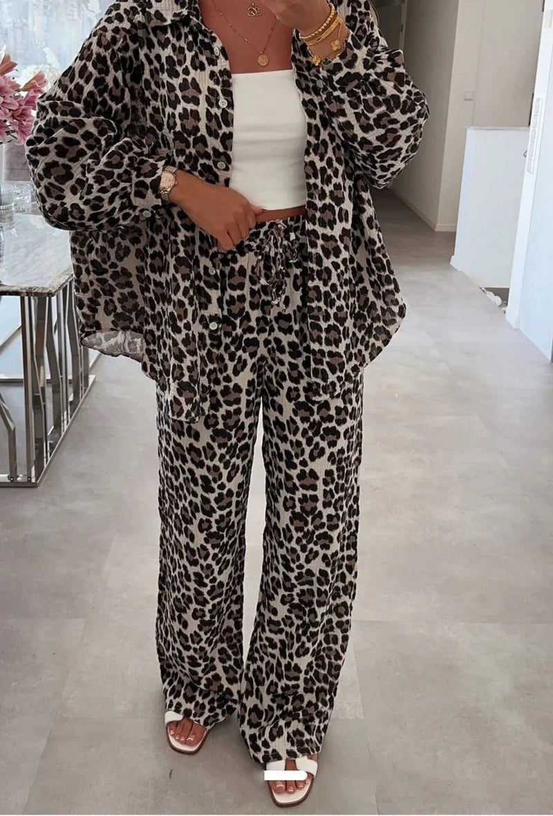 PANTALON EN GAZE COTON