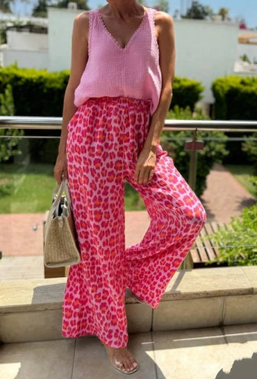 PANTALON EN GAZE COTON