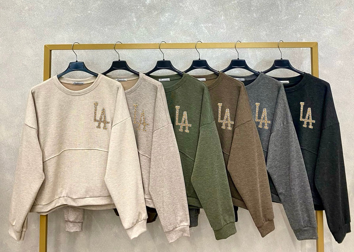 Pulls courts broderie imprimée