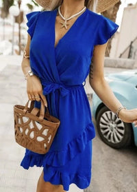 Robe courte uni