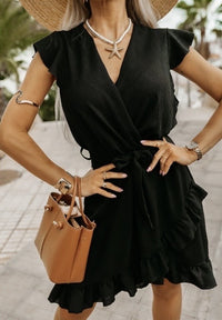 Robe courte uni