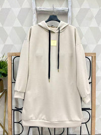 Robe décontractée avec capuche et poches