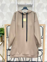 Robe décontractée avec capuche et poches