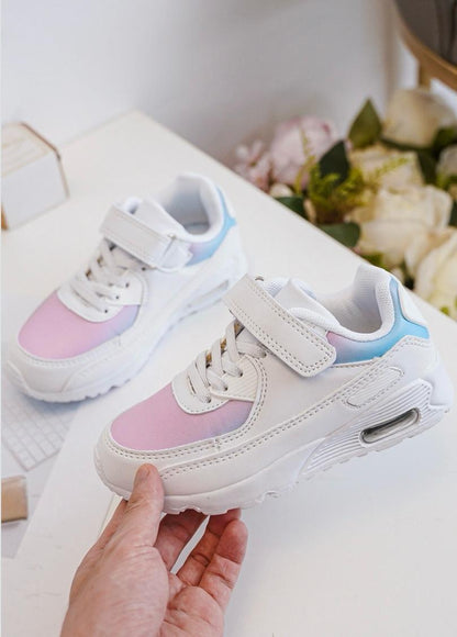 Baskets fille Air Pink et garçon Air Black