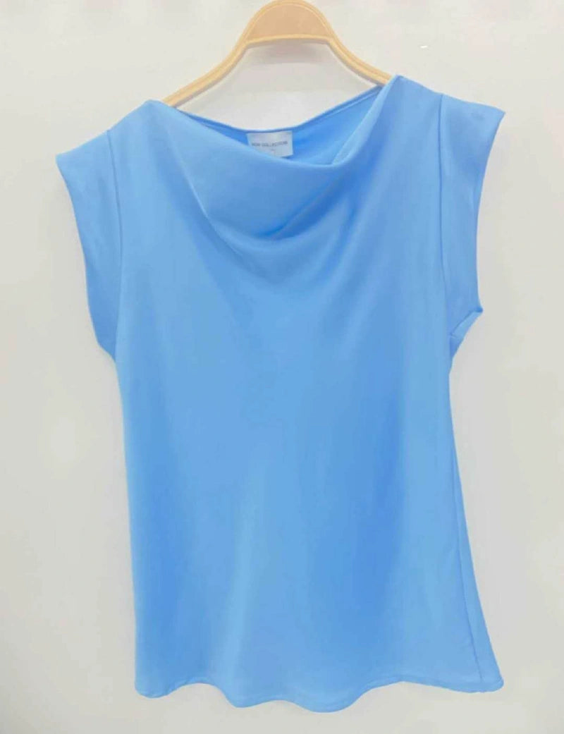 Top satiné uni