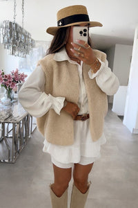 Veste sans manches.