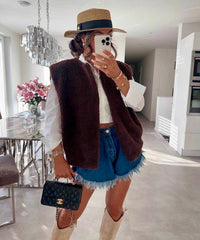 Veste sans manches.