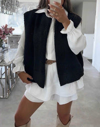 Veste sans manches.